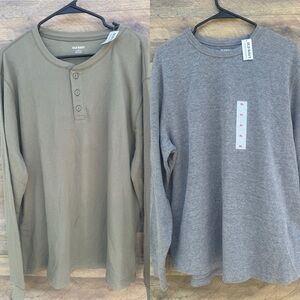 NWT Old Navy Waffle Knit Long Sleeve Bundle